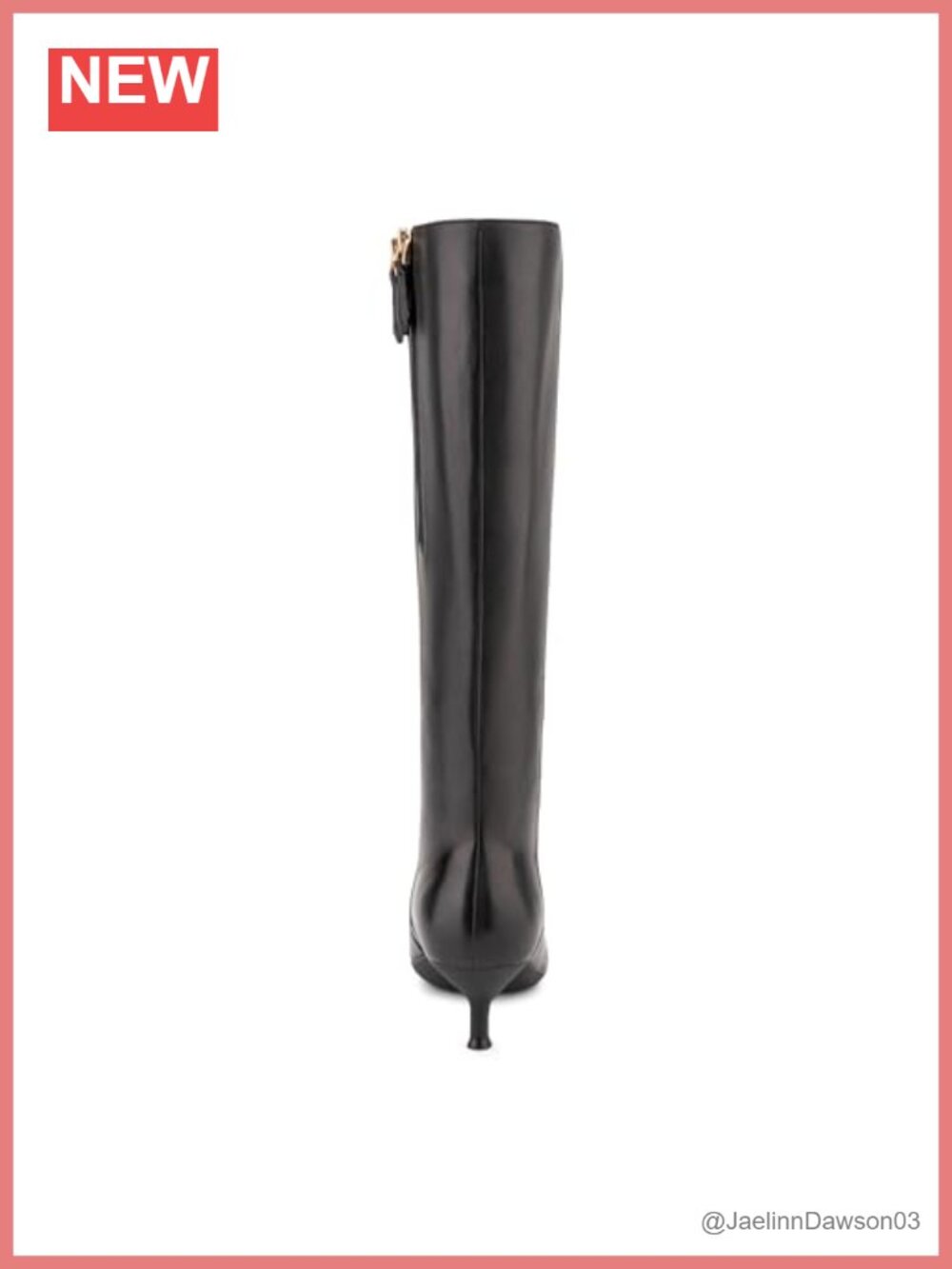 Aerosoles Loano Knee High Equestrian Boots Leather Kitten Heel Zip - Picture 3 of 6